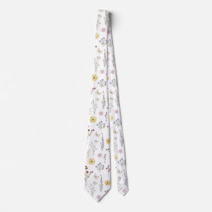 Spring Wildflower Greenery Meadow Flower Garden Tie