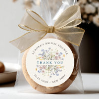Spring Wildflower Meadow Bridal shower thank you