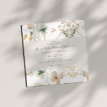 Spring Wildflower | White Square Wedding Invitation<br><div class="desc">This spring wildflower | white square wedding invitation is perfect for your rustic vintage boho wedding. The design features colourful, elegant minimalist pastel watercolor wild flowers. It reminds the viewer of a classic simple bohemian summer garden meadow. A highlight of the design is how the floral and the greenery are...</div>