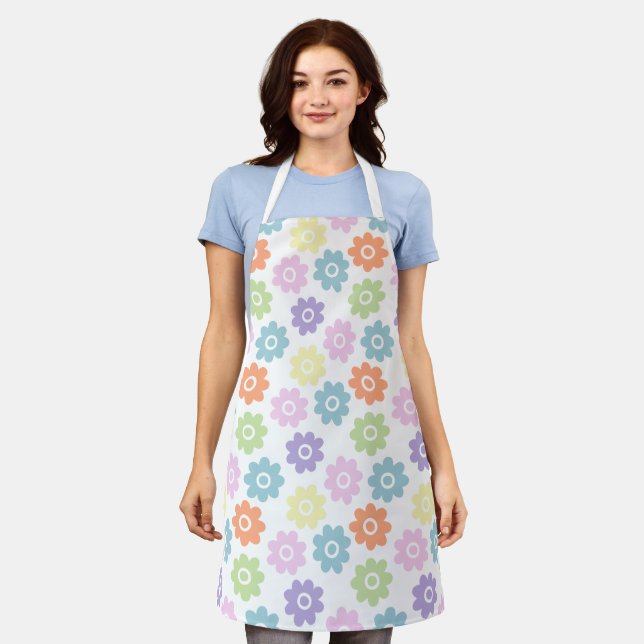 Spring Wildflowers Apron (Worn)