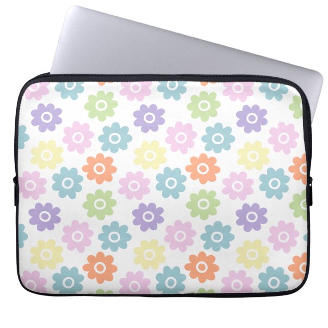 Spring Wildflowers Laptop Sleeve (Front)