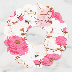 spring wine glass tag