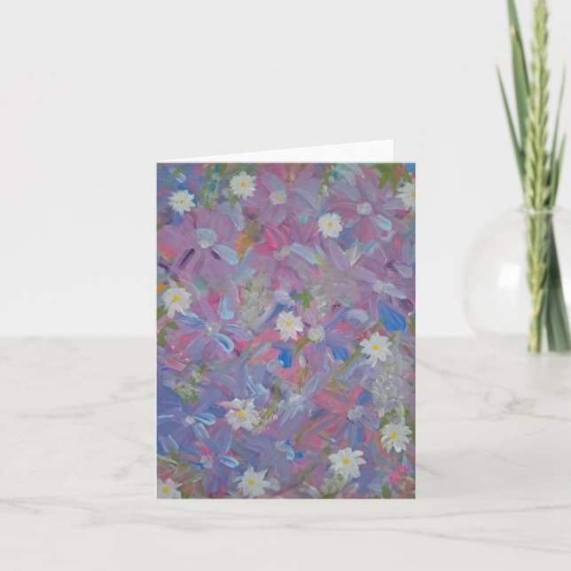 Spring Wonderland Floral Note Card (Front)