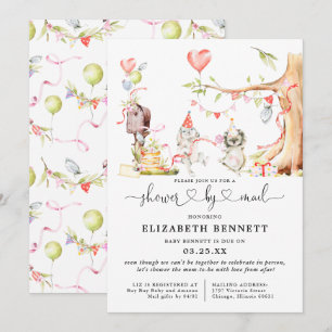 Spring Woodland Animals Baby Shower by Mail