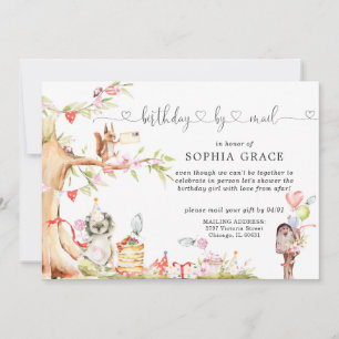 Spring Woodland   Birthday by Mail Invitation