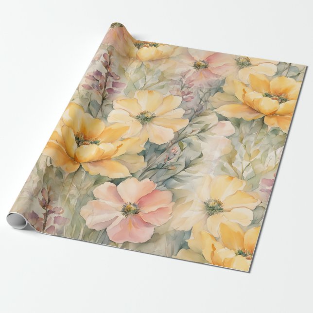Spring Wrapping Paper (Unrolled)