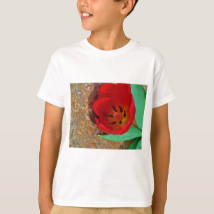 Spring yellow and Red Tulip T-Shirt