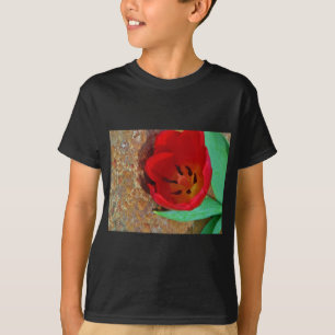 Spring yellow and Red Tulip T-Shirt