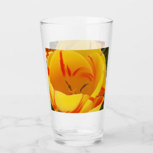 Spring Yellow Tulips Glass