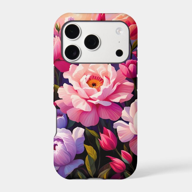 Spring Zen Sunrise Pink Blossom Garden  (Back)