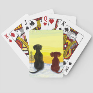 springador winter playing cards