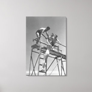 Springboard Canvas Print