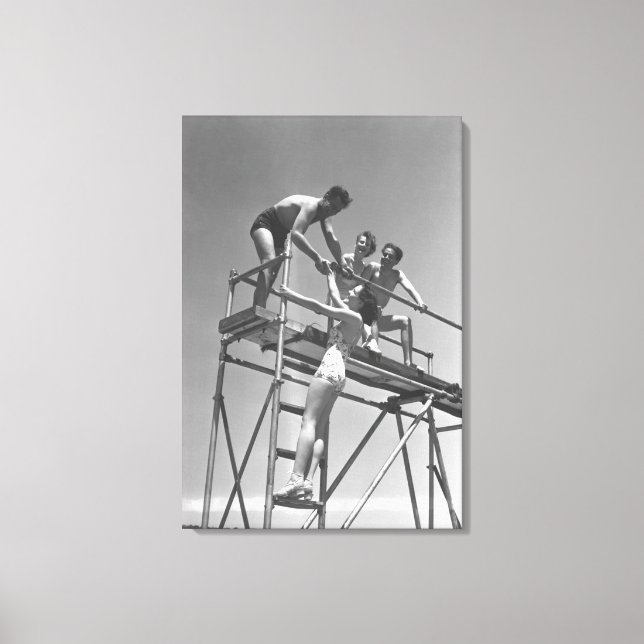 Springboard Canvas Print (Front)