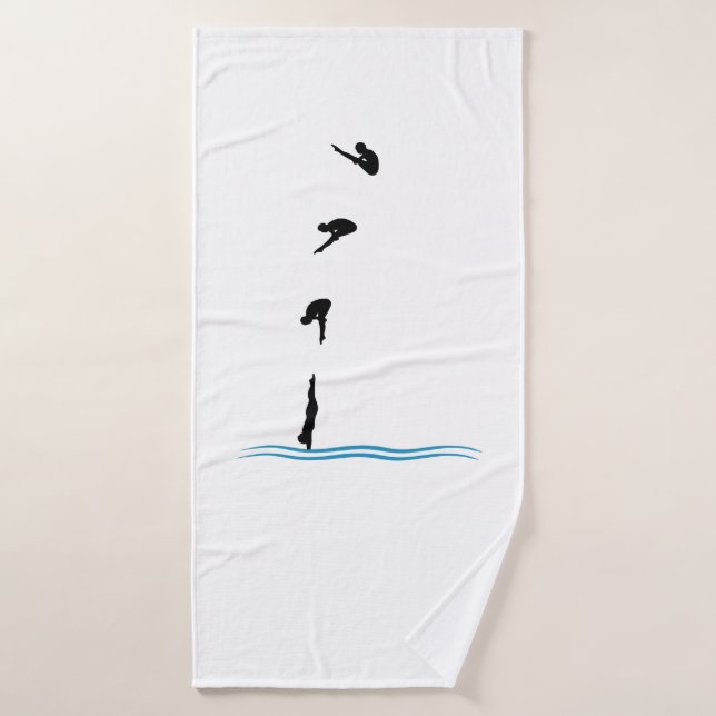 SPRINGBOARD DIVING BATH TOWEL (Bath Towel)