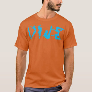 Springboard Diving  DIVE Sillhouette  T-Shirt