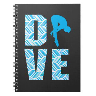 Springboard Diving Gift Diver Platform Springboard Notebook