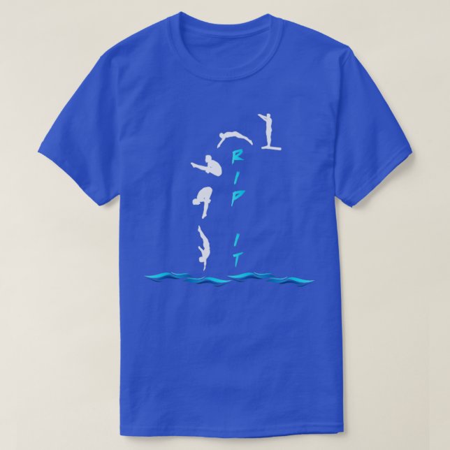 Springboard Diving Jump Platform Sport  T-Shirt (Design Front)
