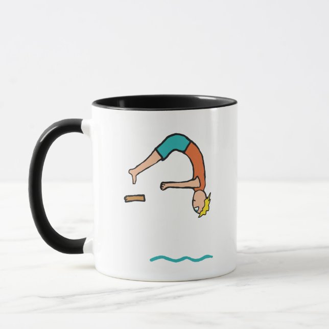 Springboard Diving Mug (Left)