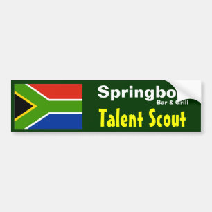 Springbok Bar Talent Scout - Bumper Sticker