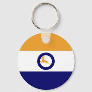 Springbok Flag Key Ring