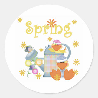 SPRINGDUCKIES CLASSIC ROUND STICKER