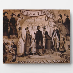 'Springer Brothers, Boston, Fall and Winter Collec Plaque