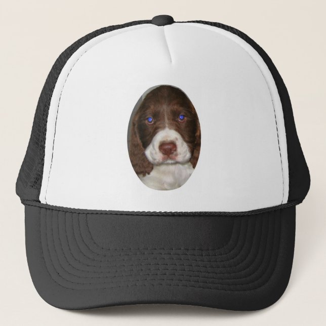 Springer Puppy Trucker Hat (Front)