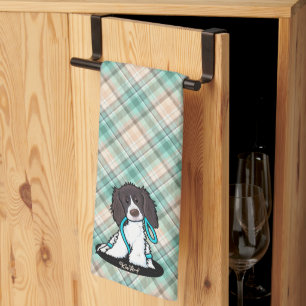 Springer Spanie Marina Plaid Kitchen Towel