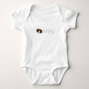 springer spaniel baby bodysuit