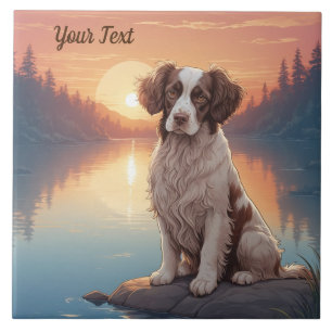 Springer Spaniel by Lake Tile