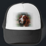 Springer Spaniel Dog Art Trucker Hat<br><div class="desc">This is specially designed for art lover. Any art lover will love this work.</div>