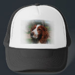 Springer Spaniel Dog Art Trucker Hat<br><div class="desc">This is specially designed for art lover. Any art lover will love this work.</div>