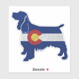 Springer Spaniel Dog Breed Colorado Flag
