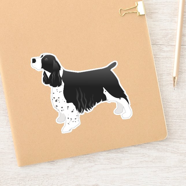 Springer Spaniel Dog Breed Side View Silhouette Zazzle