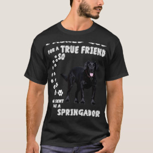 Springer Spaniel Lab Dog Mum Labradinger Retriever T-Shirt