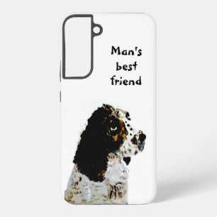 Springer Spaniel Pet Portrait Painting Samsung Galaxy Case
