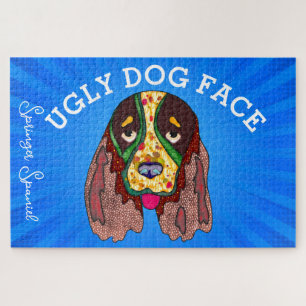 Springer Spaniel ugly dog face 1000 piece Jigsaw Puzzle