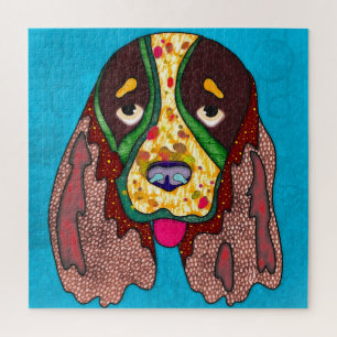 Springer Spaniel ugly face Jigsaw Puzzle