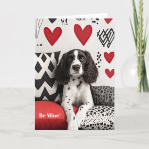 Springer Spaniel Valentine Card
