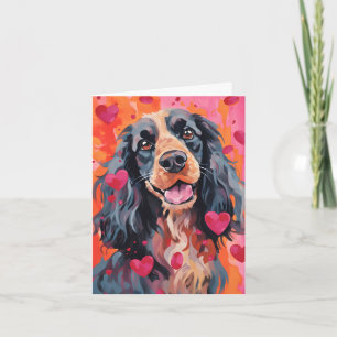 Springer Spaniel Valentines day Card