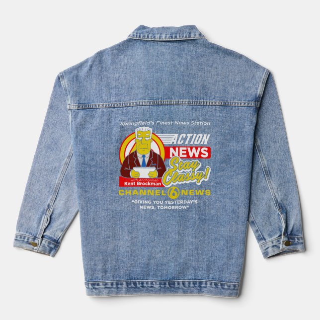 Springfield 6 Action News  Denim Jacket (Back)