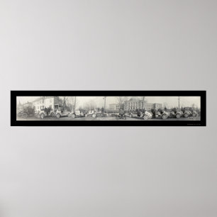 Springfield Fire Department Photo 1917 Poster