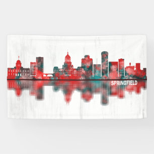 Springfield Illinois Skyline Banner