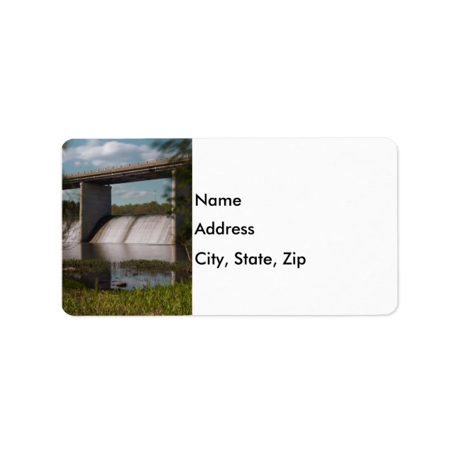 Springfield Lake Dam Label (Front)