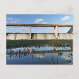 Springfield Lake Missouri Dam Postcard