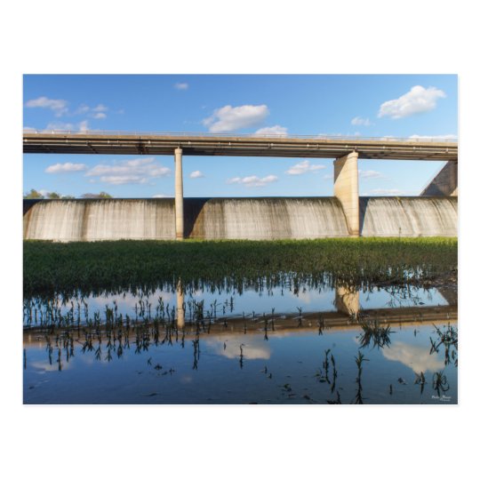 Springfield Lake Missouri Dam Postcard
