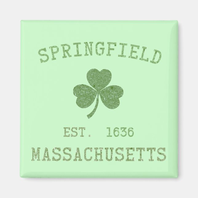 Springfield MA Magnet (Front)