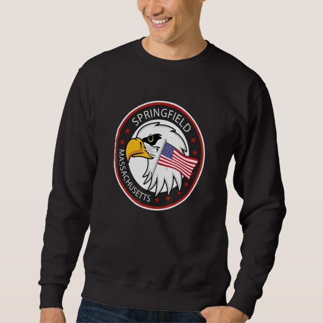 Springfield Ma Massachusetts Sweatshirt (Front)