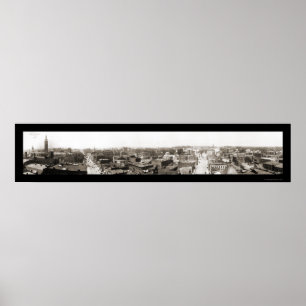 Springfield MA Panview Photo 1913 Poster