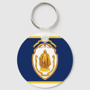 Springfield (Massachusetts) City flag Keychain